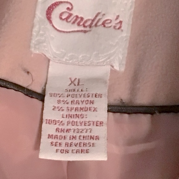 CANDIES DUST PINK RUFFLES COAT - Picture 12 of 12